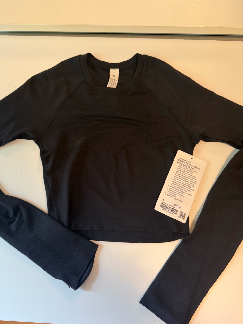 Lululemon Swiftly Tech Cropped Long Sleeve